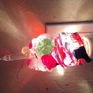 Santa Night Light Water Candle Bulb Roman Inc